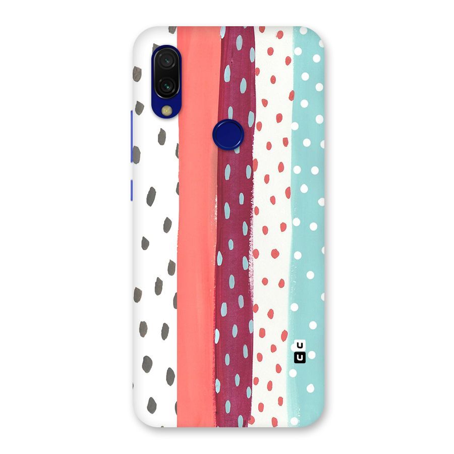 Polka Brush Art Back Case for Redmi 7