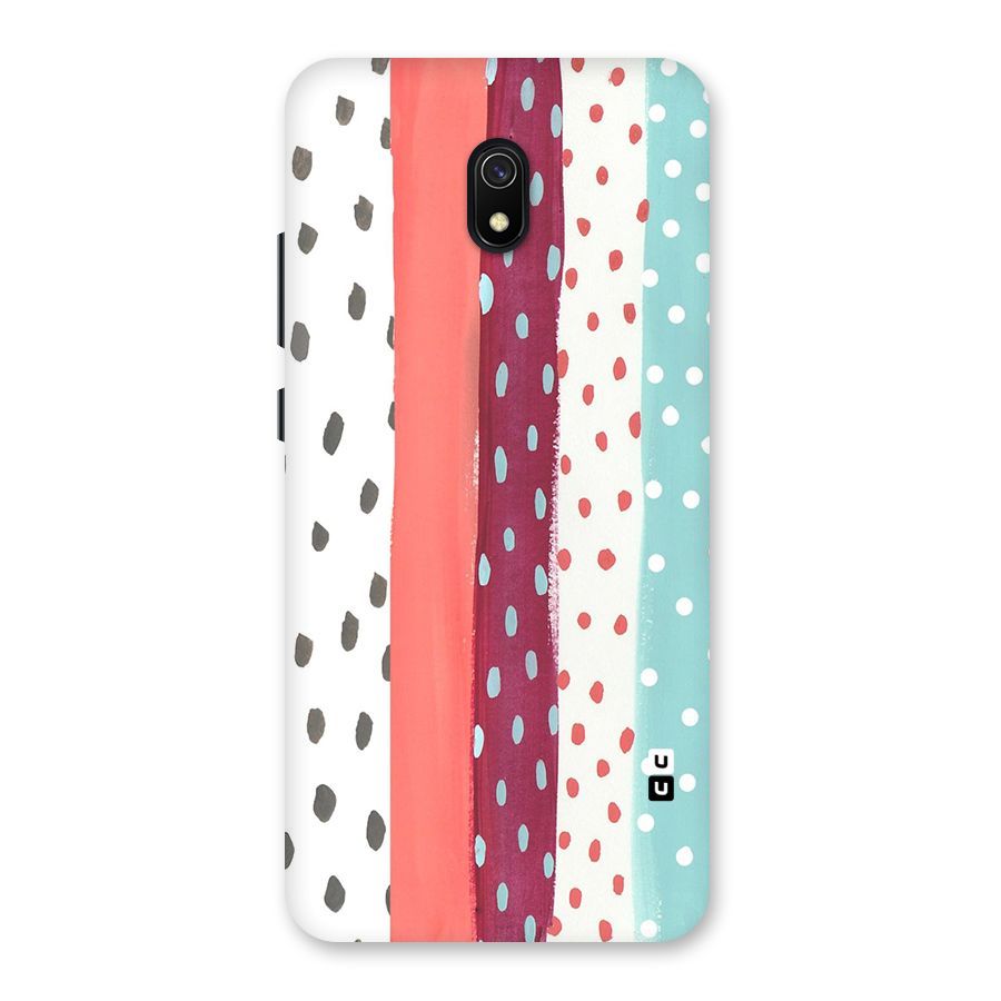 Polka Brush Art Back Case for Redmi 8A