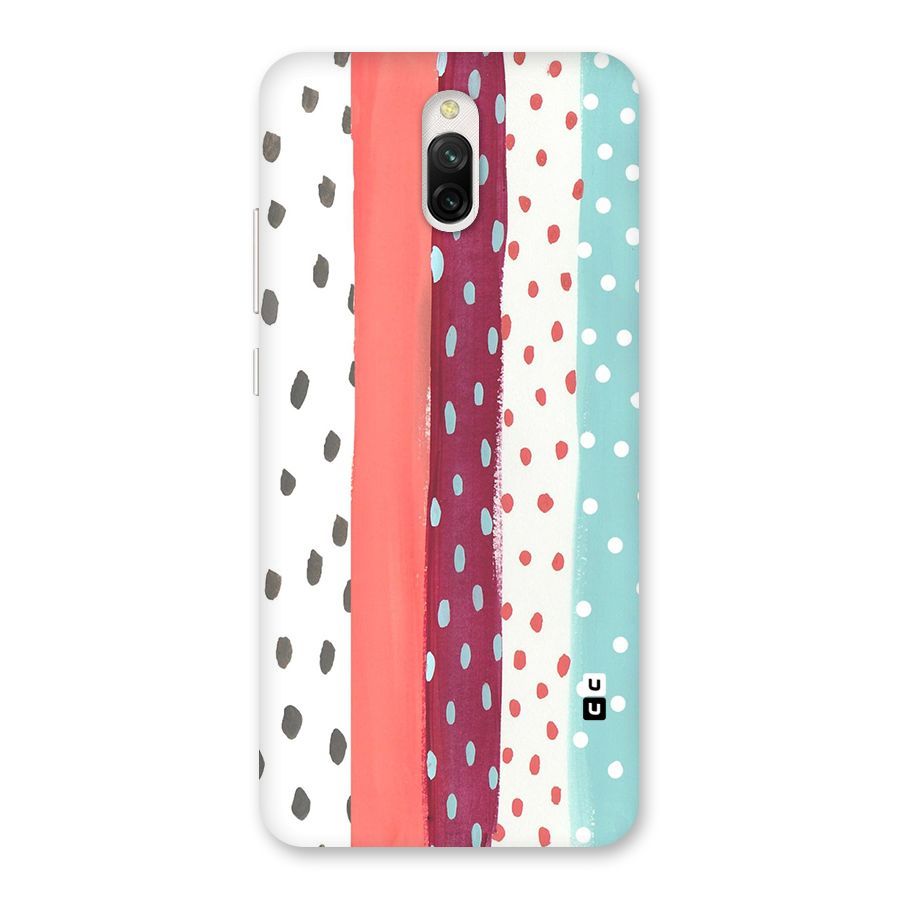 Polka Brush Art Back Case for Redmi 8A Dual