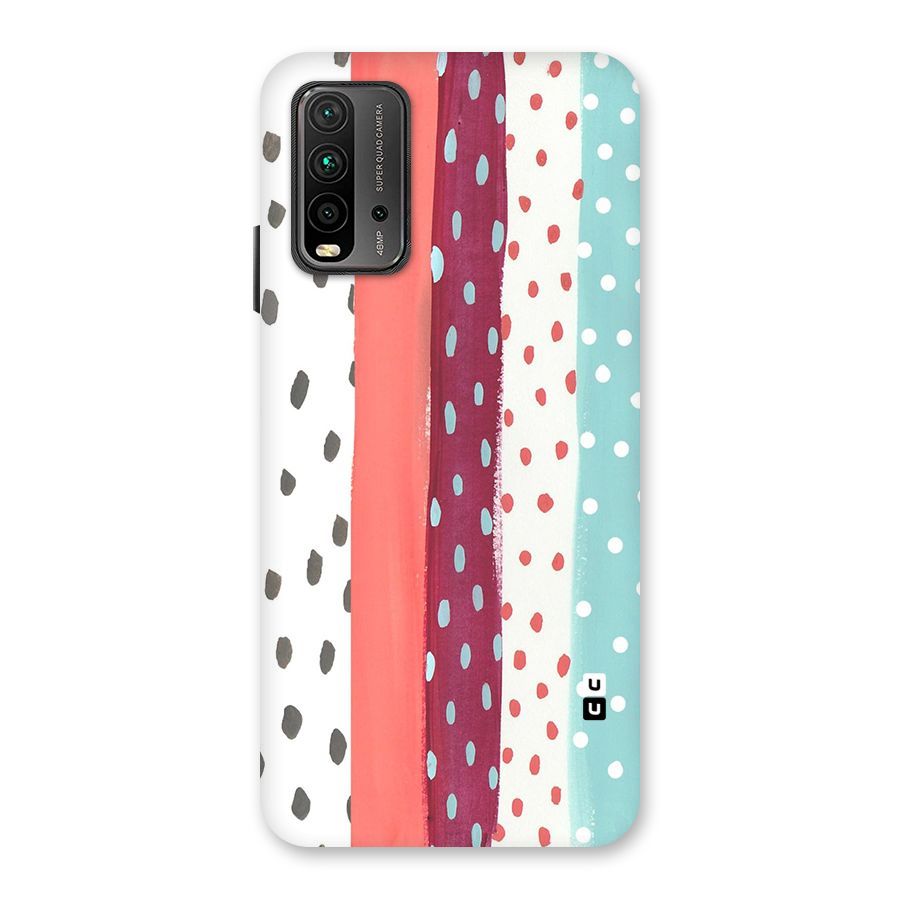 Polka Brush Art Back Case for Redmi 9 Power
