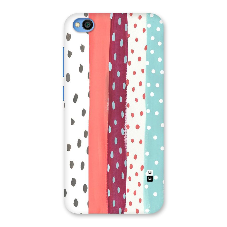 Polka Brush Art Back Case for Redmi Go