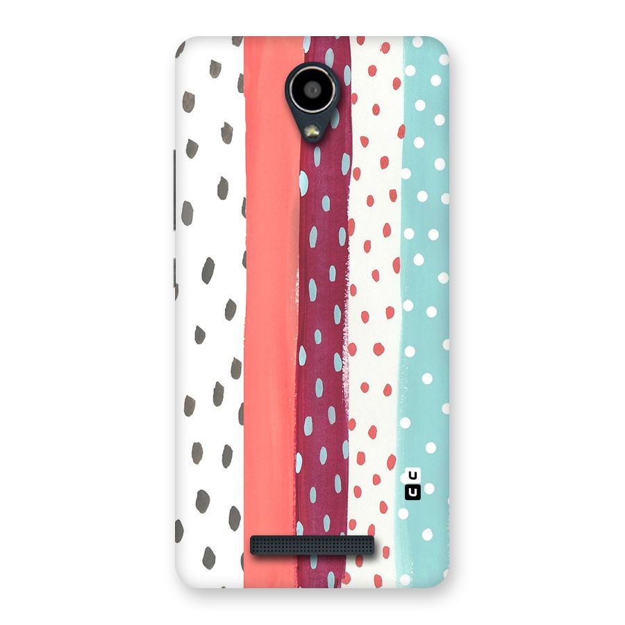 Polka Brush Art Back Case for Redmi Note 2