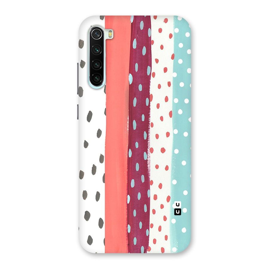Polka Brush Art Back Case for Redmi Note 8