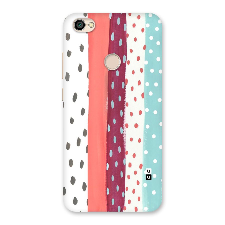 Polka Brush Art Back Case for Redmi Y1 2017
