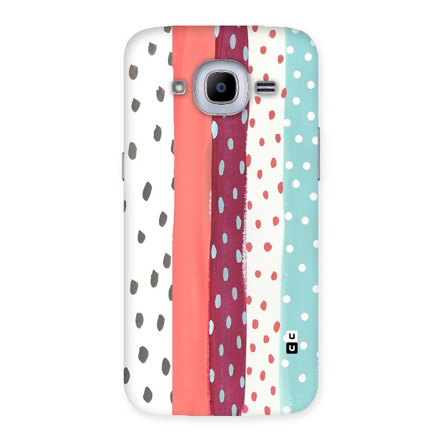 Polka Brush Art Back Case for Samsung Galaxy J2 2016