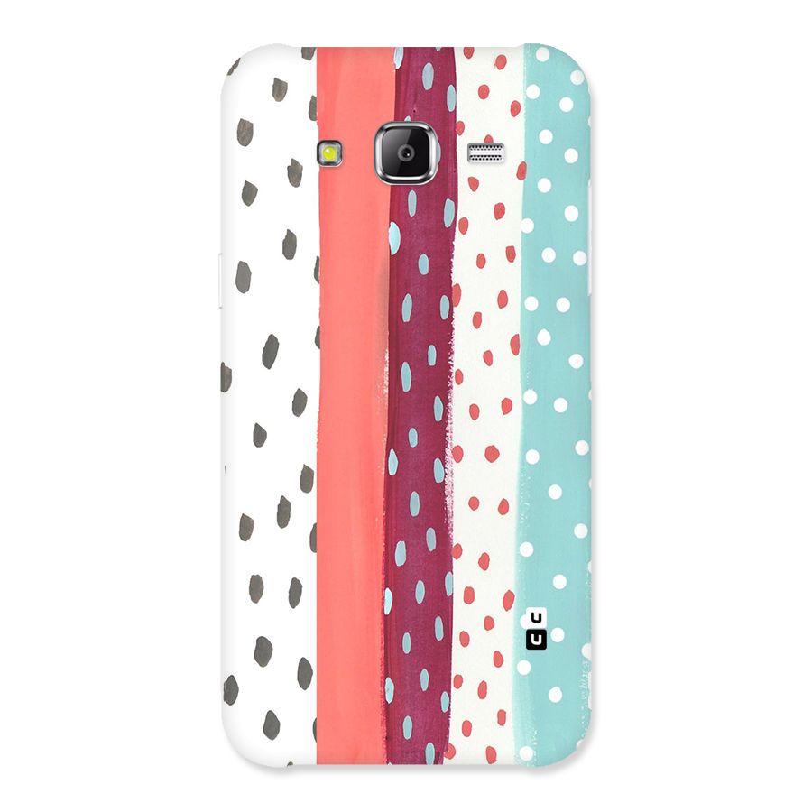 Polka Brush Art Back Case for Samsung Galaxy J2 Prime