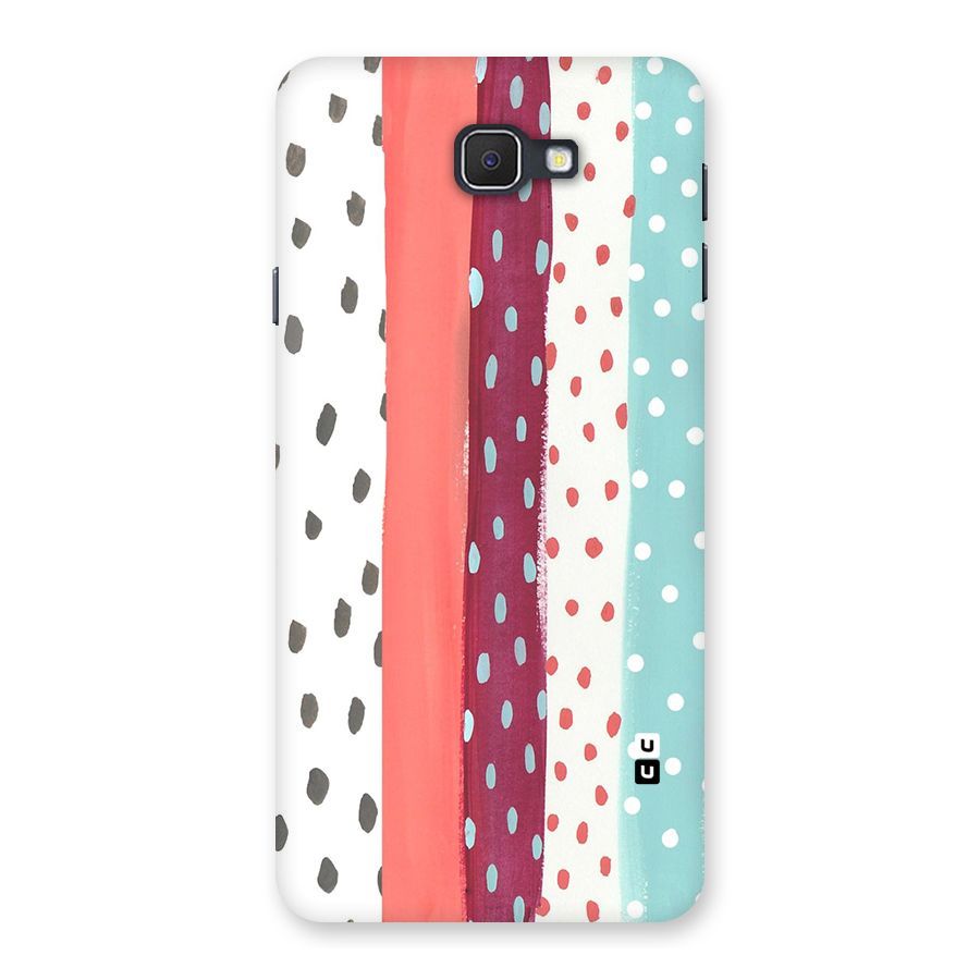 Polka Brush Art Back Case for Samsung Galaxy J7 Prime