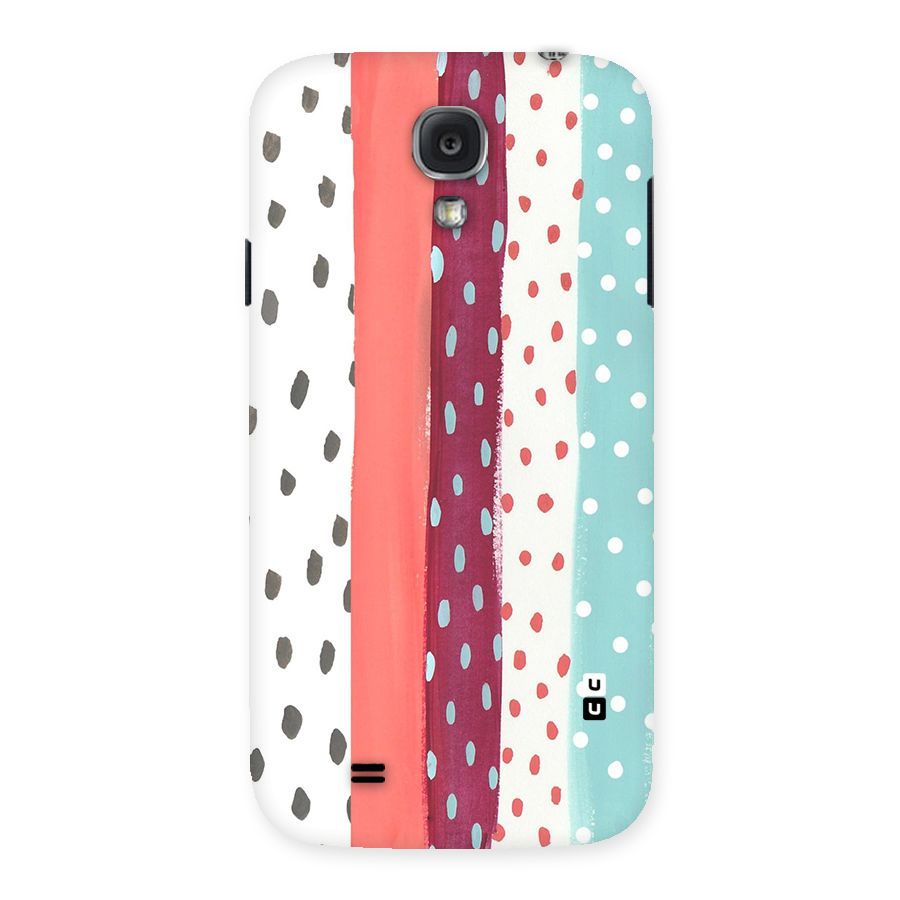 Polka Brush Art Back Case for Samsung Galaxy S4