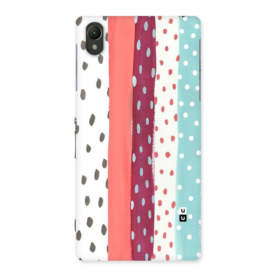 Polka Brush Art Back Case for Sony Xperia Z2
