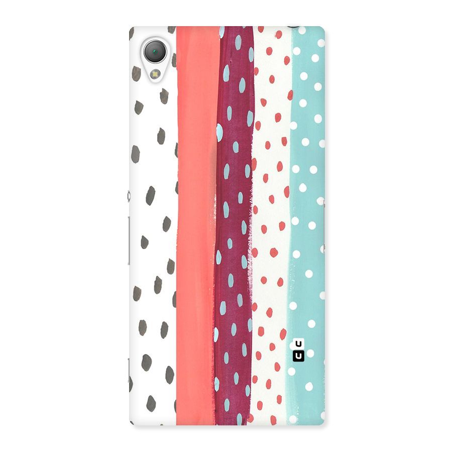 Polka Brush Art Back Case for Sony Xperia Z3