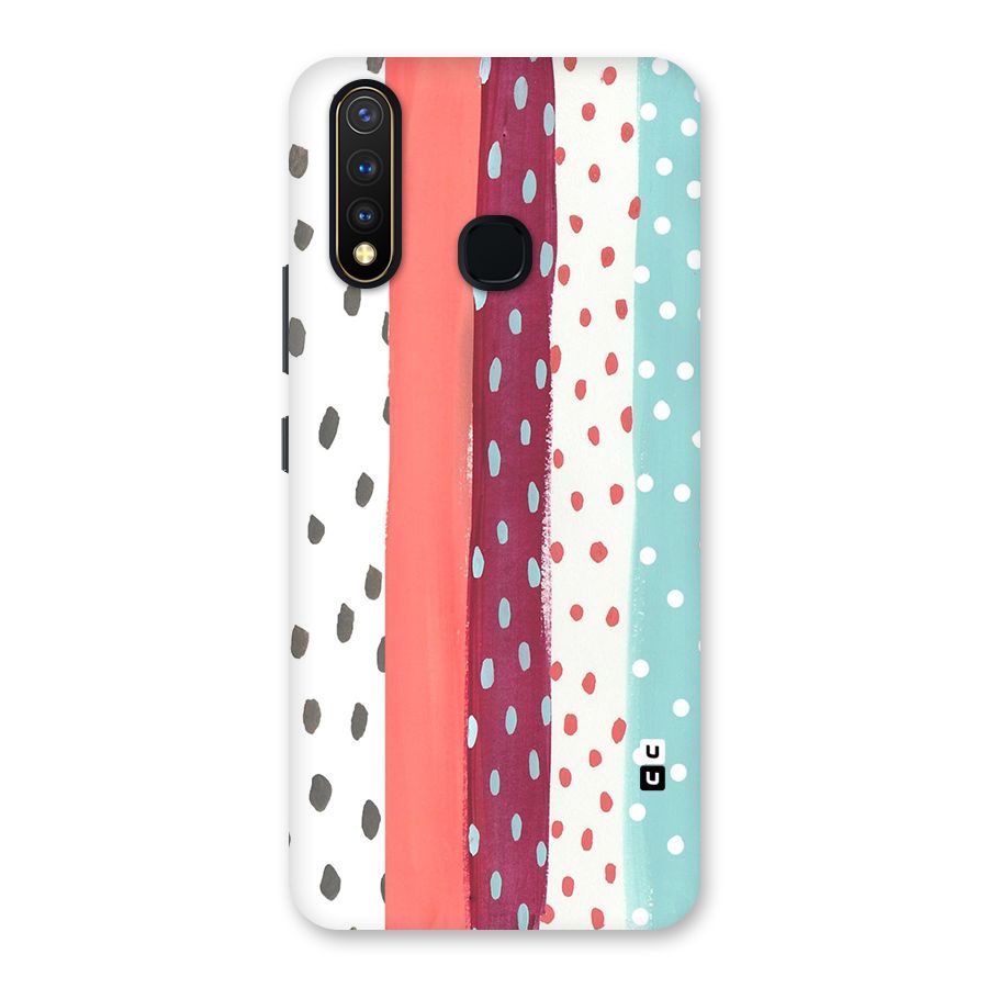 Polka Brush Art Back Case for Vivo U20