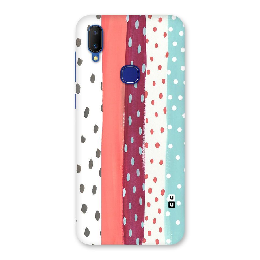 Polka Brush Art Back Case for Vivo V11