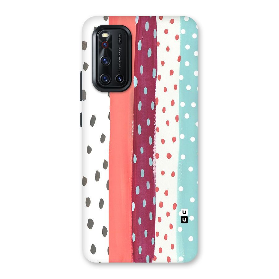 Polka Brush Art Back Case for Vivo V19