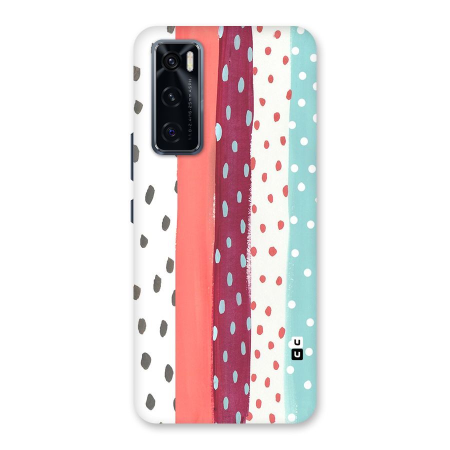 Polka Brush Art Back Case for Vivo V20 SE