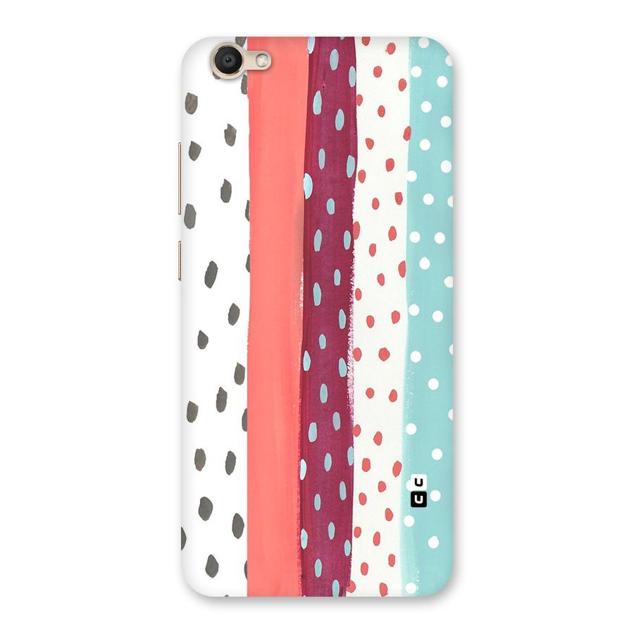 Polka Brush Art Back Case for Vivo V5