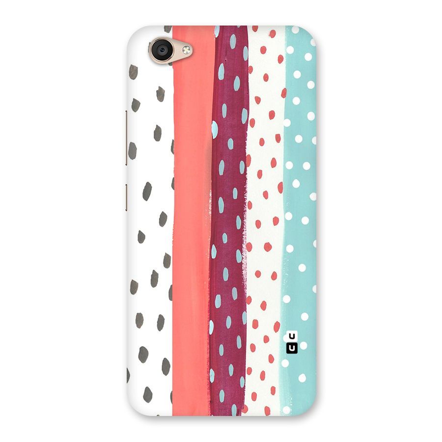 Polka Brush Art Back Case for Vivo V5 Plus