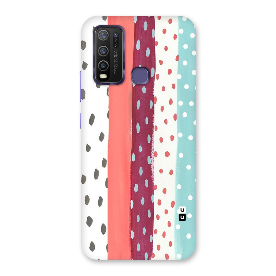 Polka Brush Art Back Case for Vivo Y50