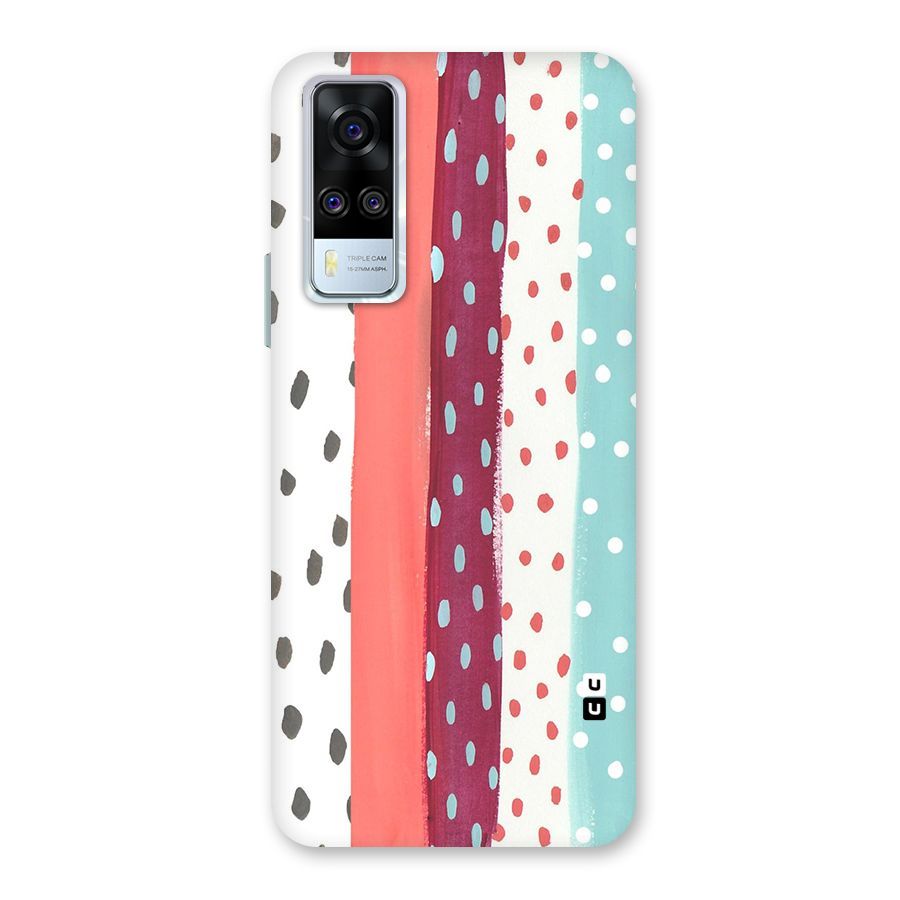 Polka Brush Art Back Case for Vivo Y51A