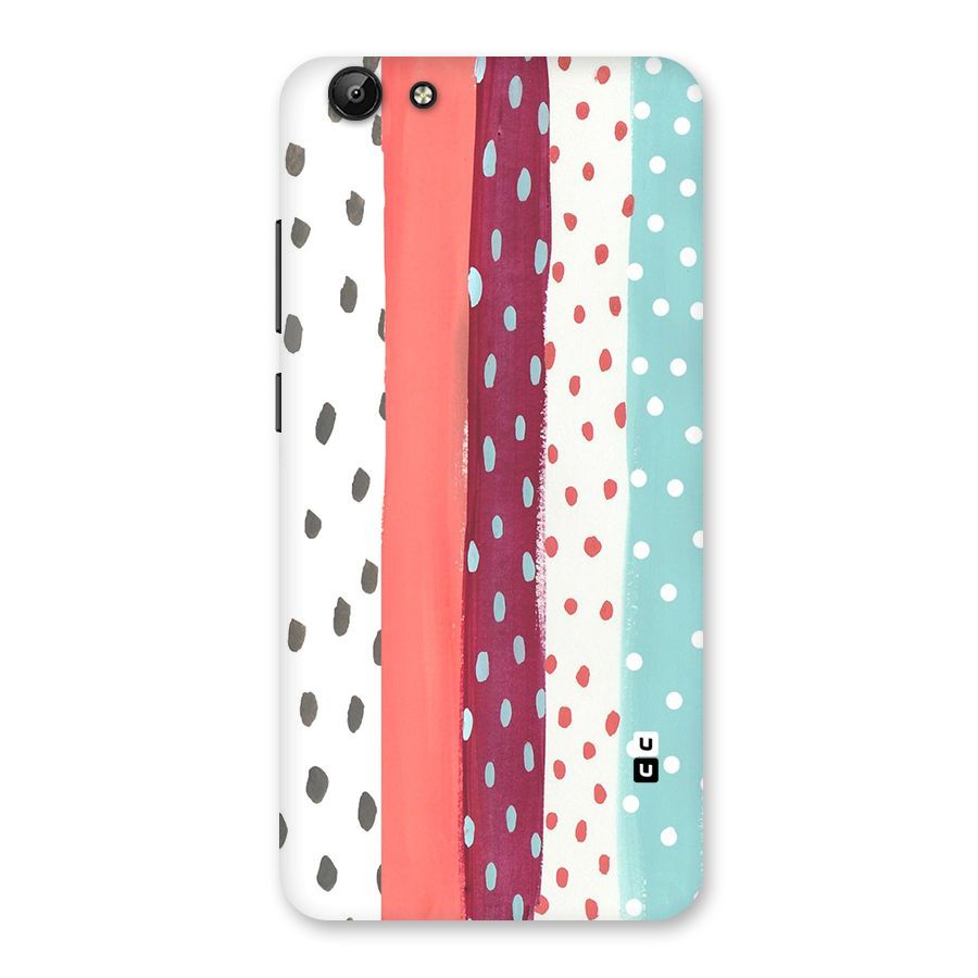 Polka Brush Art Back Case for Vivo Y69
