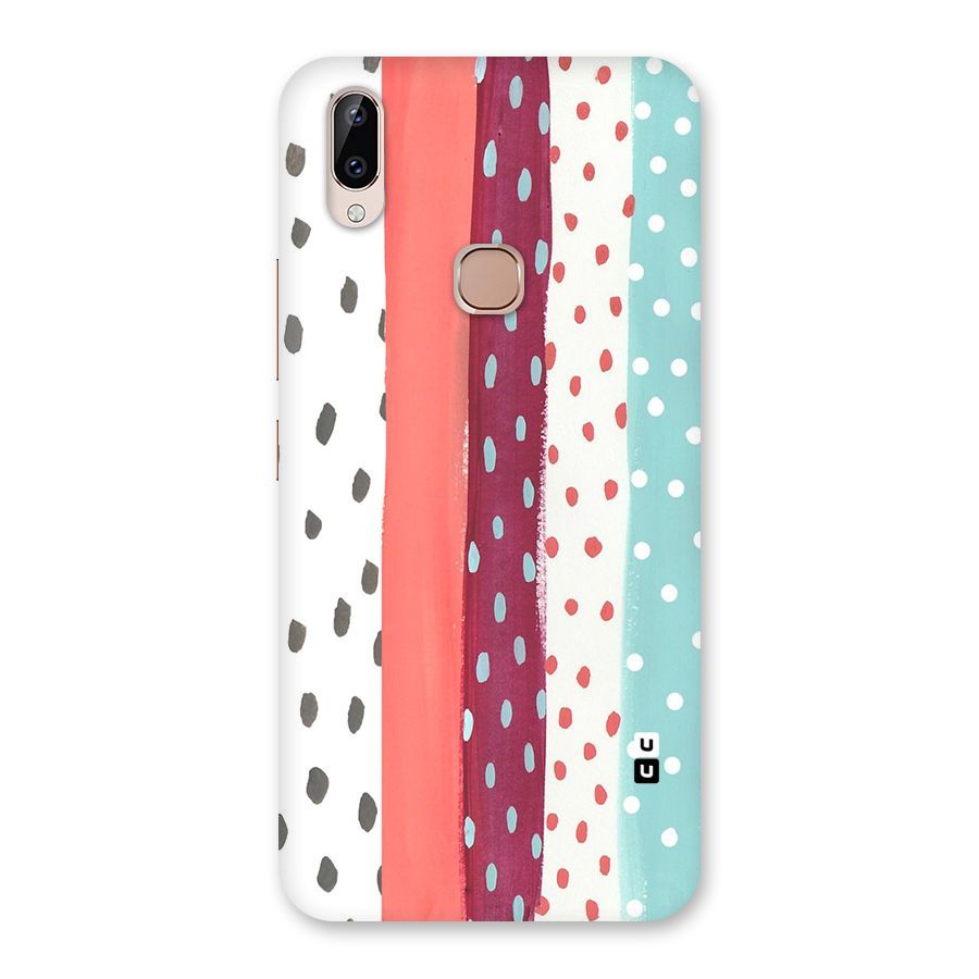 Polka Brush Art Back Case for Vivo Y83 Pro