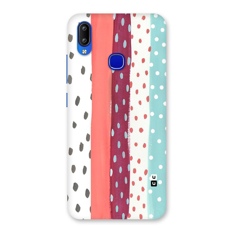 Polka Brush Art Back Case for Vivo Y91