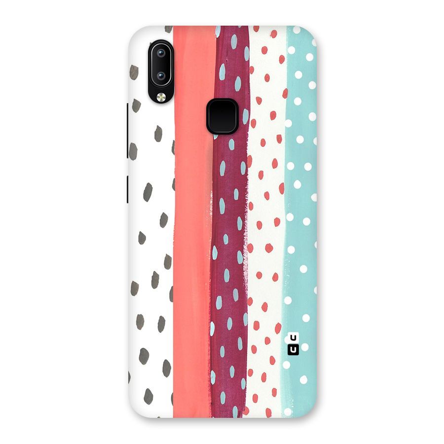 Polka Brush Art Back Case for Vivo Y93
