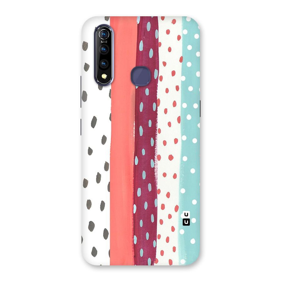 Polka Brush Art Back Case for Vivo Z1 Pro