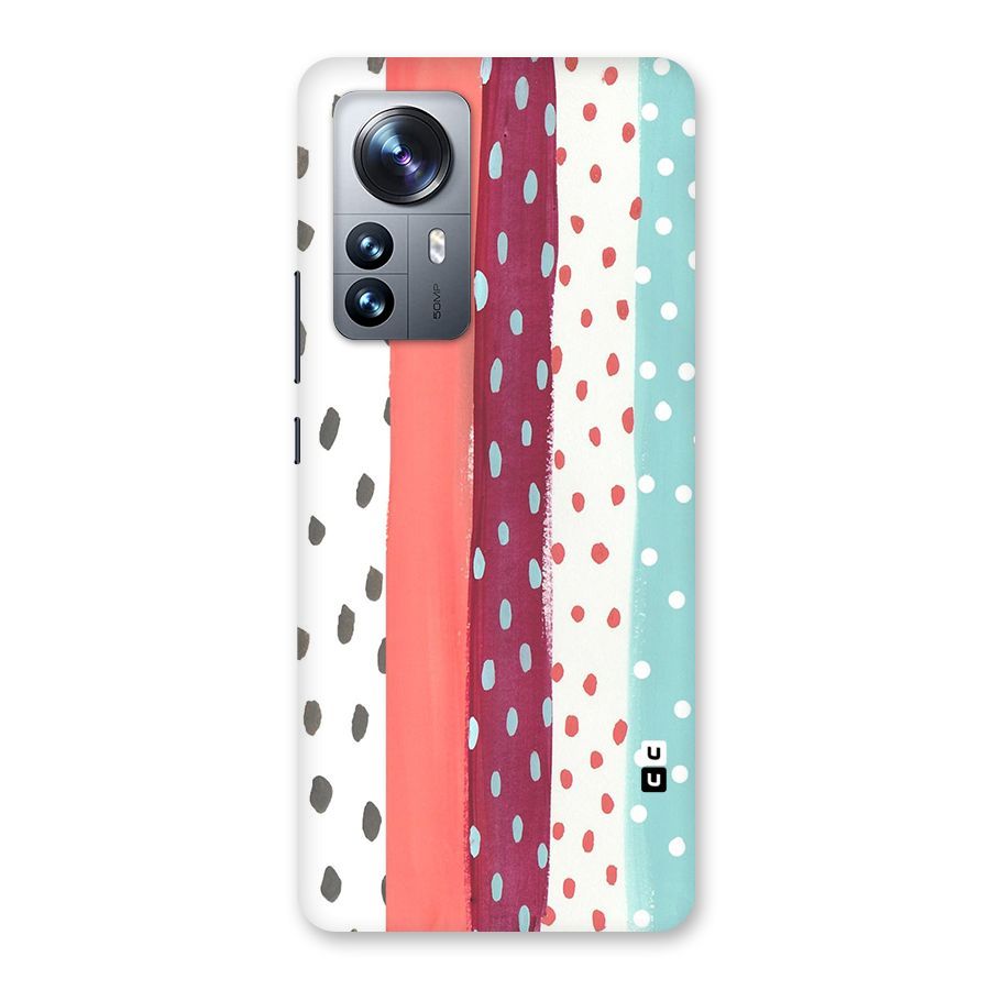 Polka Brush Art Back Case for Xiaomi 12 Pro
