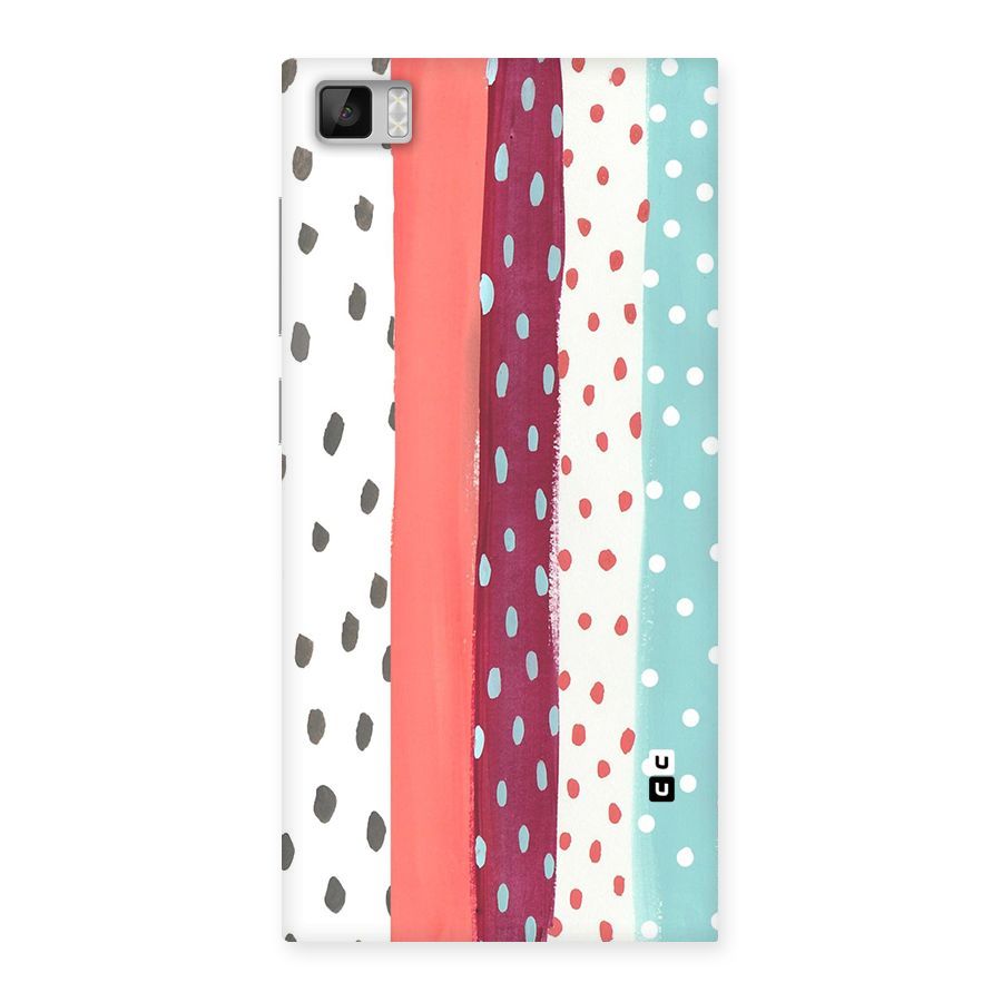 Polka Brush Art Back Case for Xiaomi Mi3