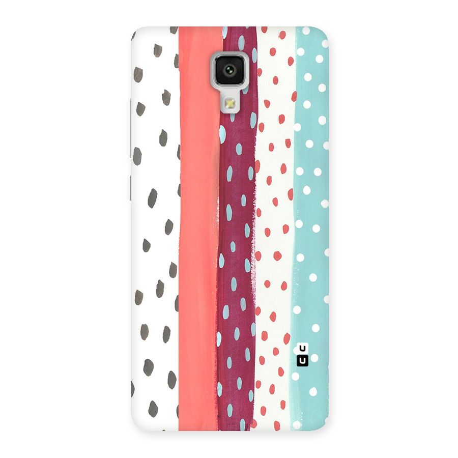 Polka Brush Art Back Case for Xiaomi Mi 4