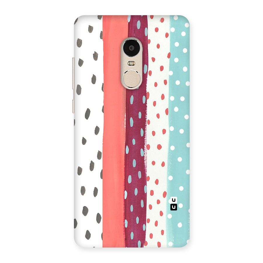 Polka Brush Art Back Case for Xiaomi Redmi Note 4