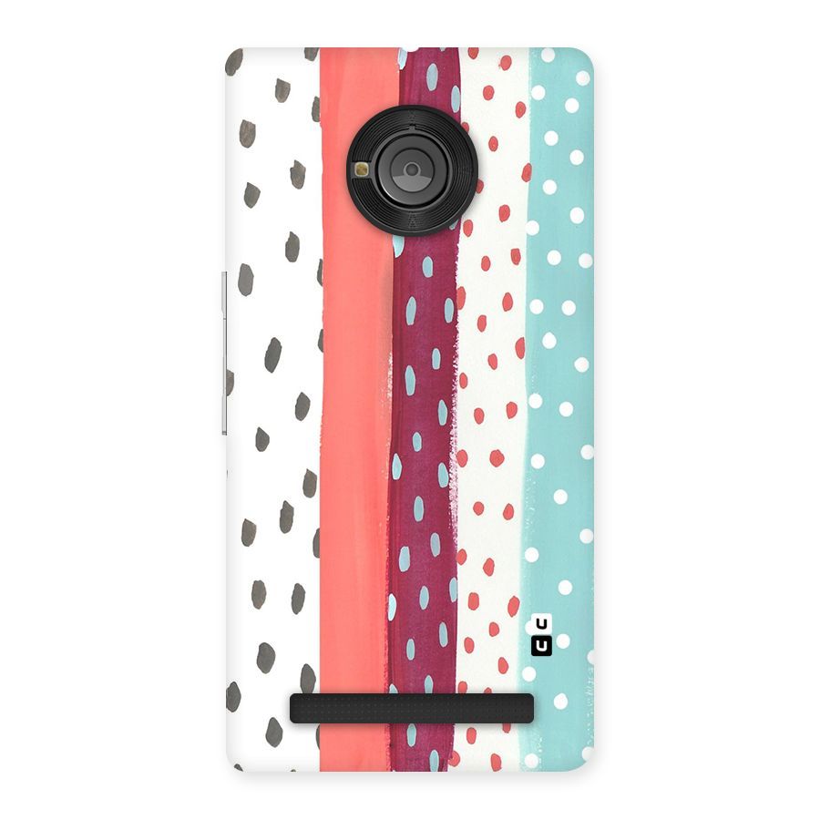 Polka Brush Art Back Case for Yu Yuphoria