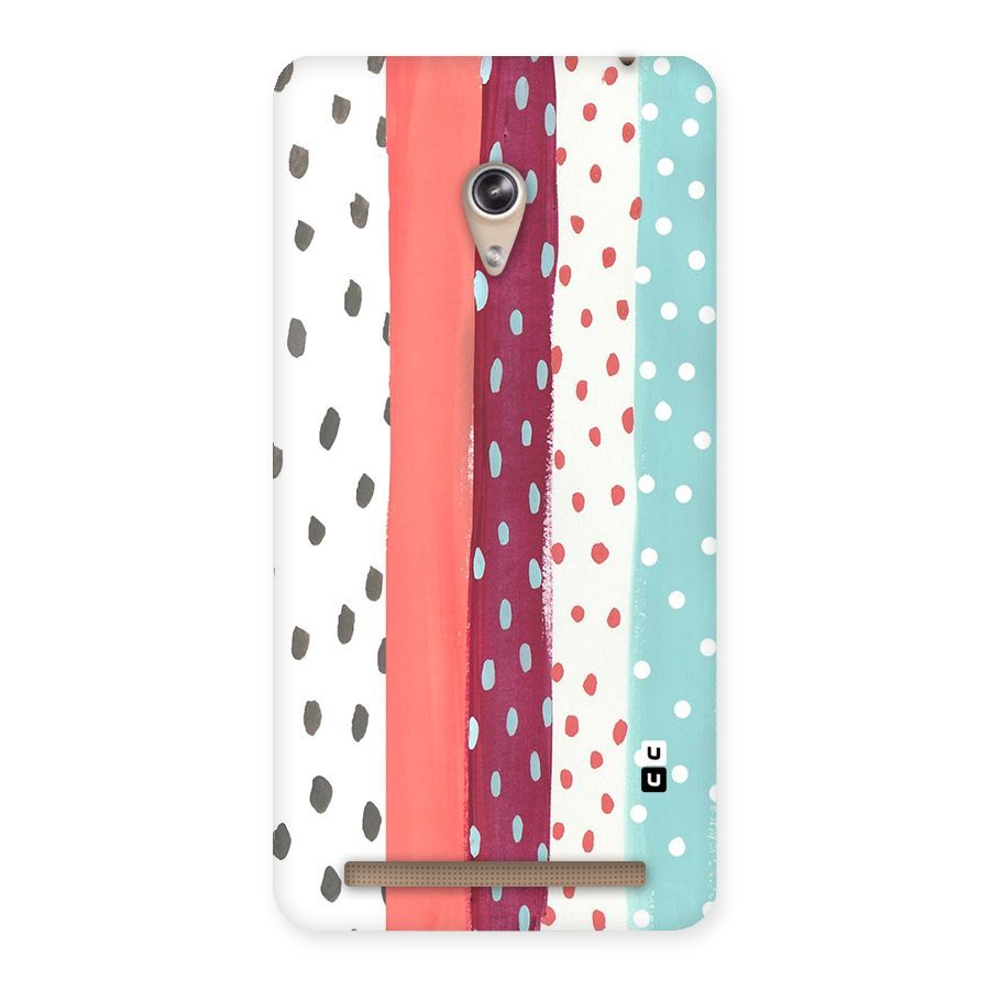 Polka Brush Art Back Case for Zenfone 6