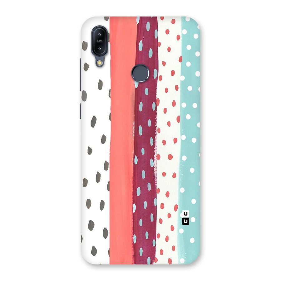 Polka Brush Art Back Case for Zenfone Max M2