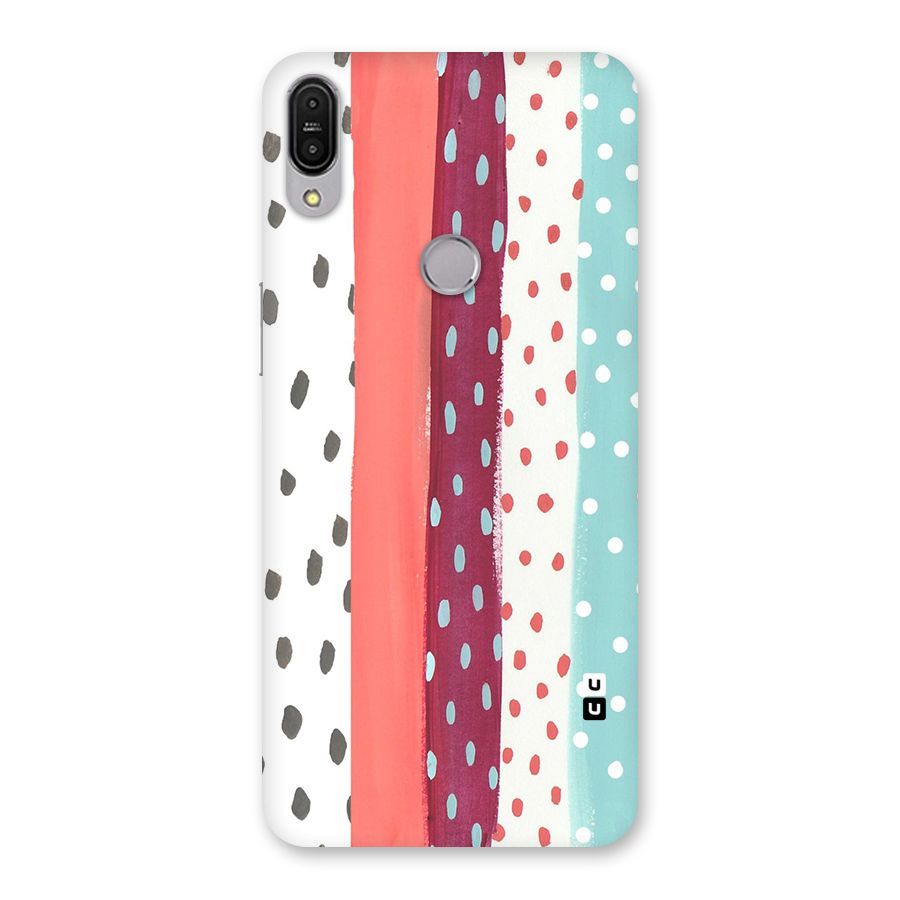 Polka Brush Art Back Case for Zenfone Max Pro M1
