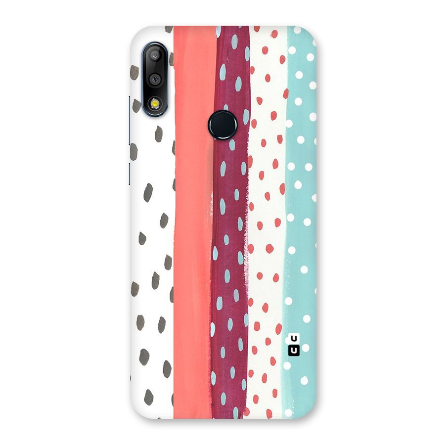 Polka Brush Art Back Case for Zenfone Max Pro M2