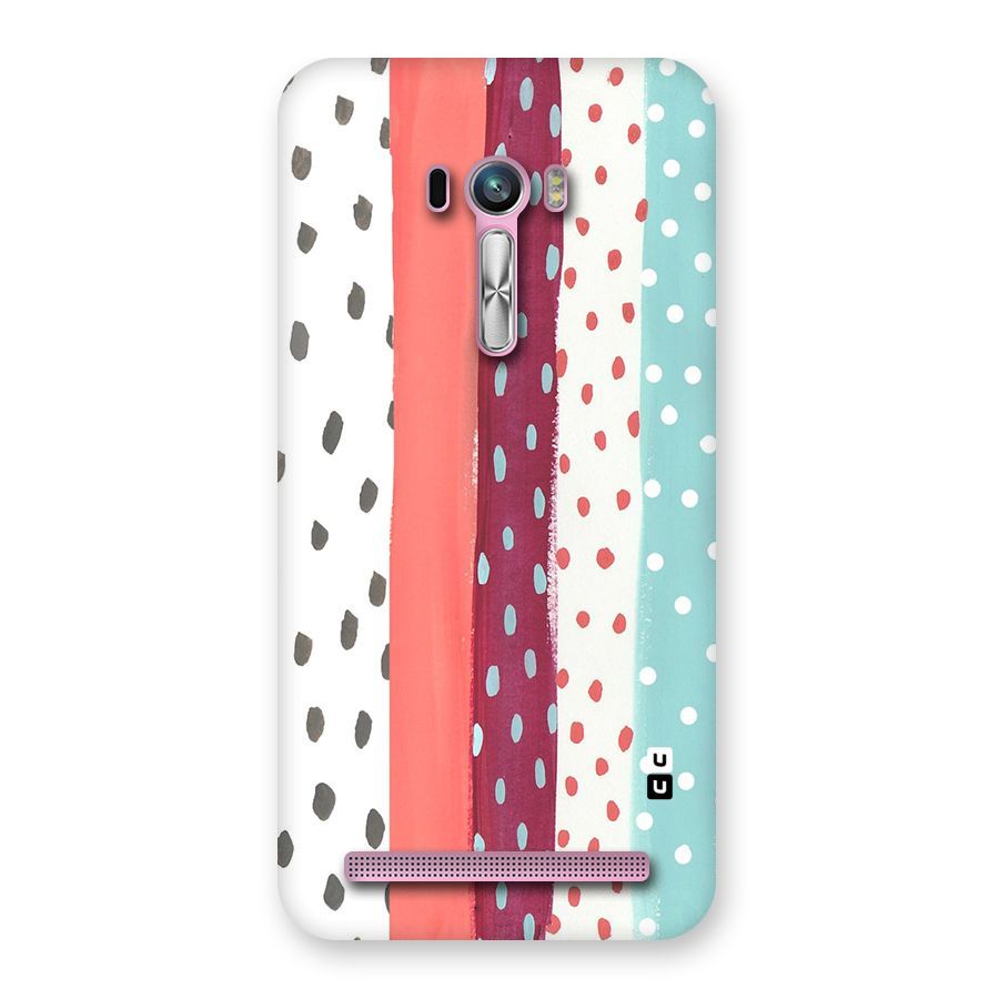 Polka Brush Art Back Case for Zenfone Selfie