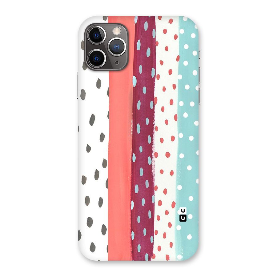 Polka Brush Art Back Case for iPhone 11 Pro Max