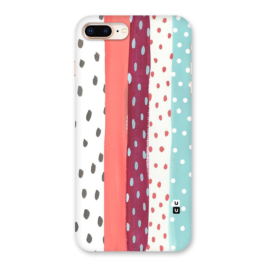 Polka Brush Art Back Case for iPhone 8 Plus