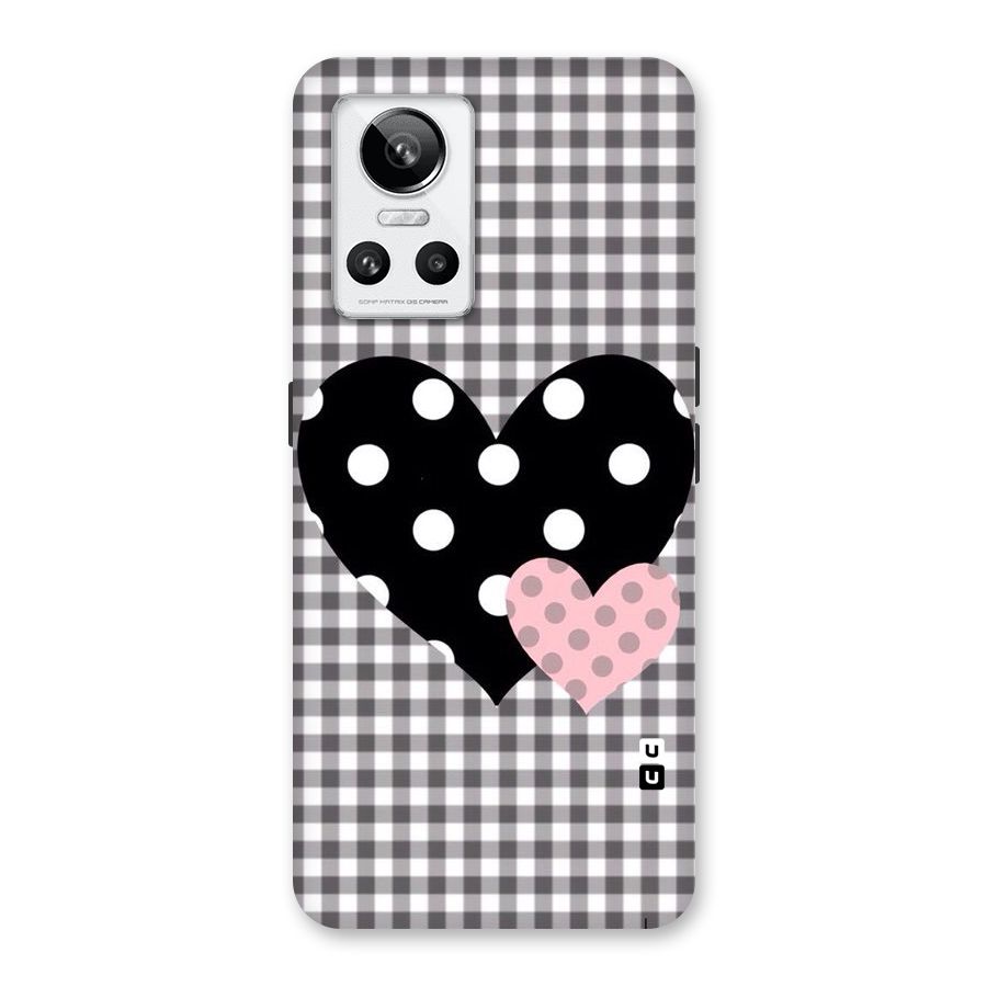 Polka Check Hearts Back Case for Realme GT Neo 3