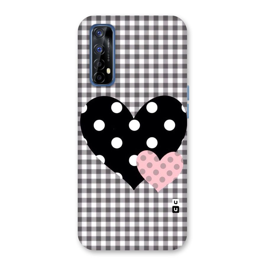 Polka Check Hearts Back Case for Realme Narzo 20 Pro