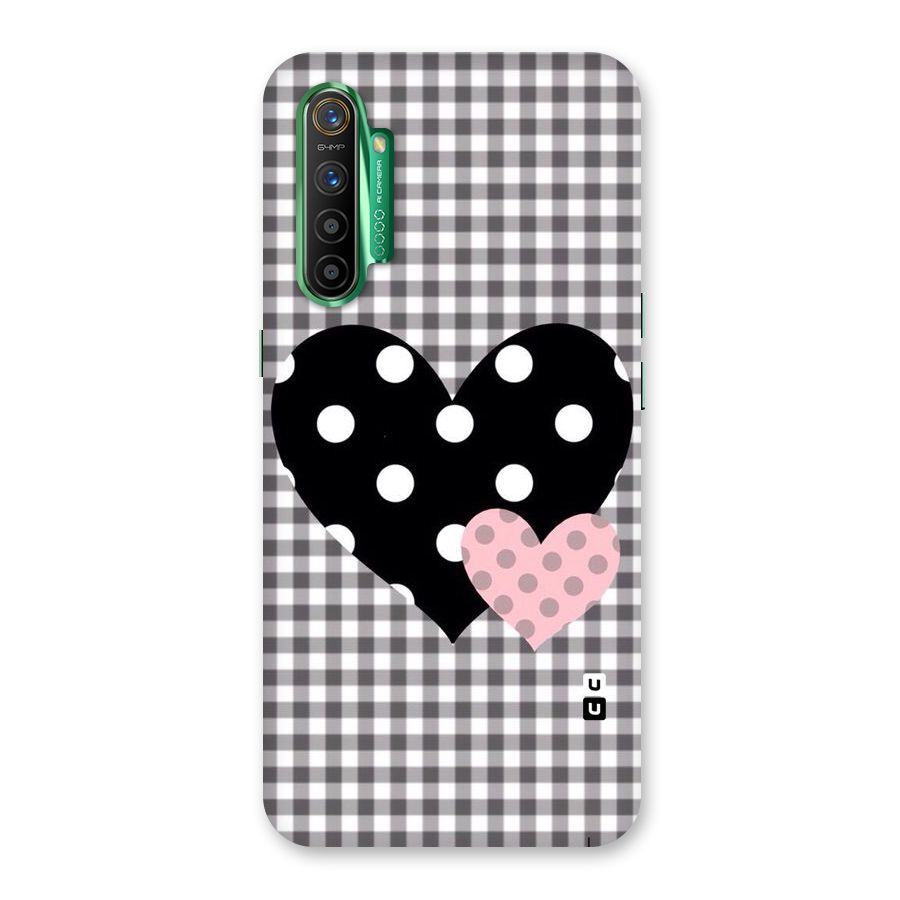 Polka Check Hearts Back Case for Realme X2
