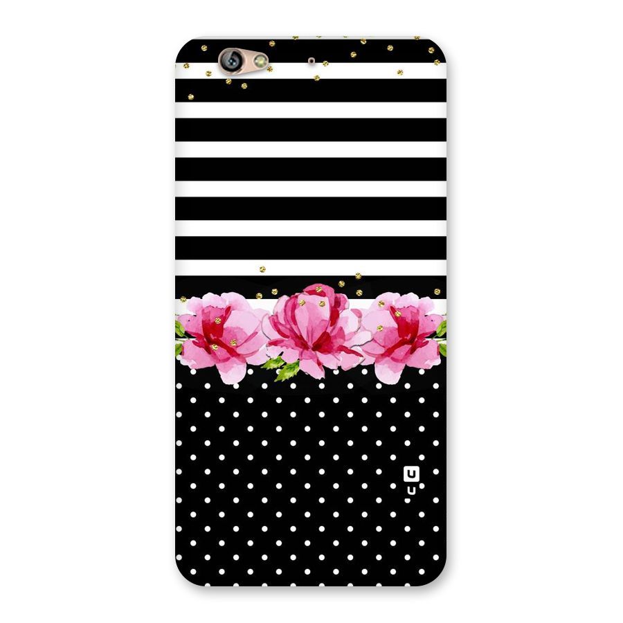 Polka Floral Stripes Back Case for Gionee S6
