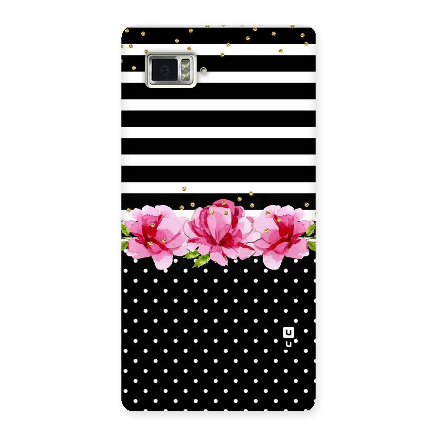 Polka Floral Stripes Back Case for Vibe Z2 Pro K920