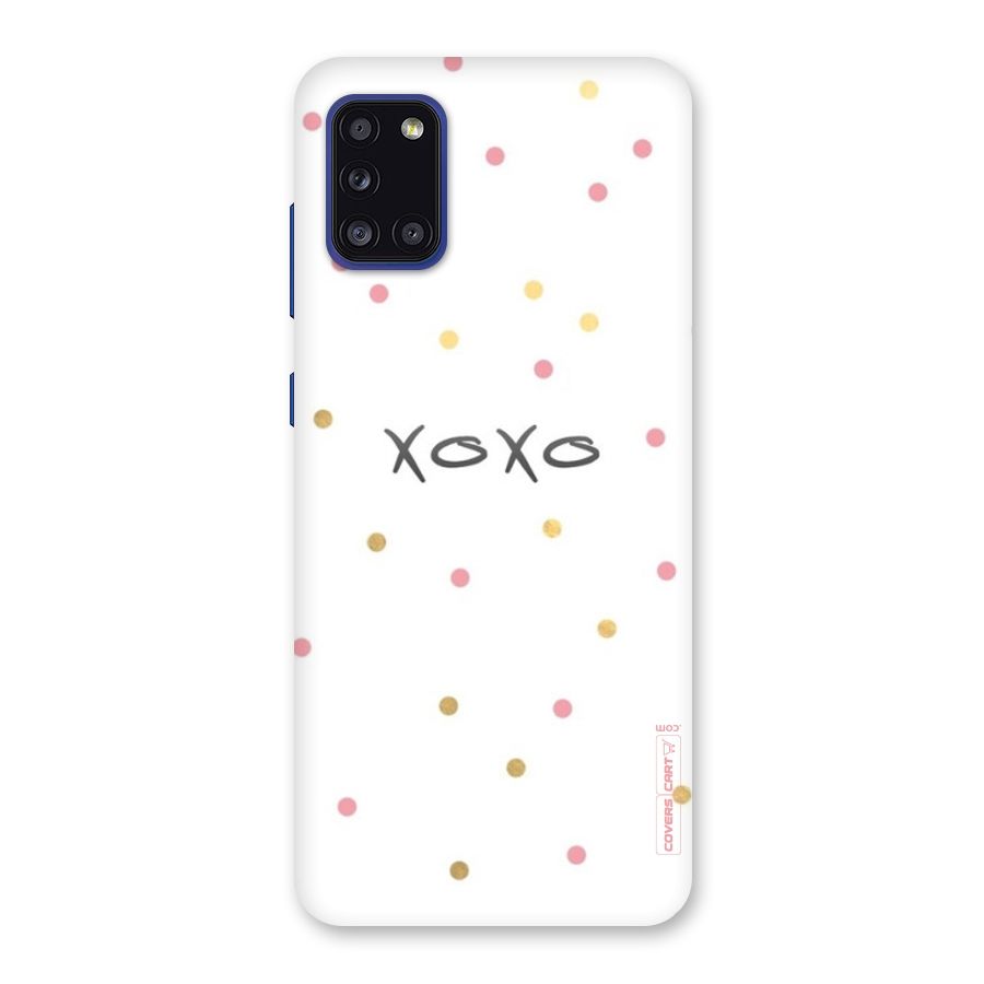Polka Hugs Back Case for Galaxy A31