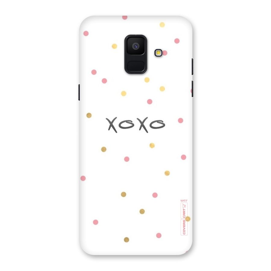 Polka Hugs Back Case for Galaxy A6 (2018)