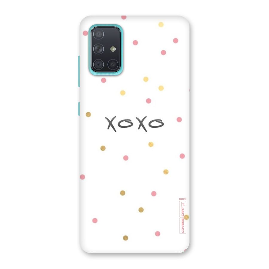 Polka Hugs Back Case for Galaxy A71