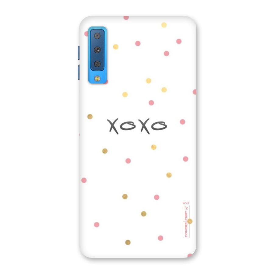 Polka Hugs Back Case for Galaxy A7 (2018)