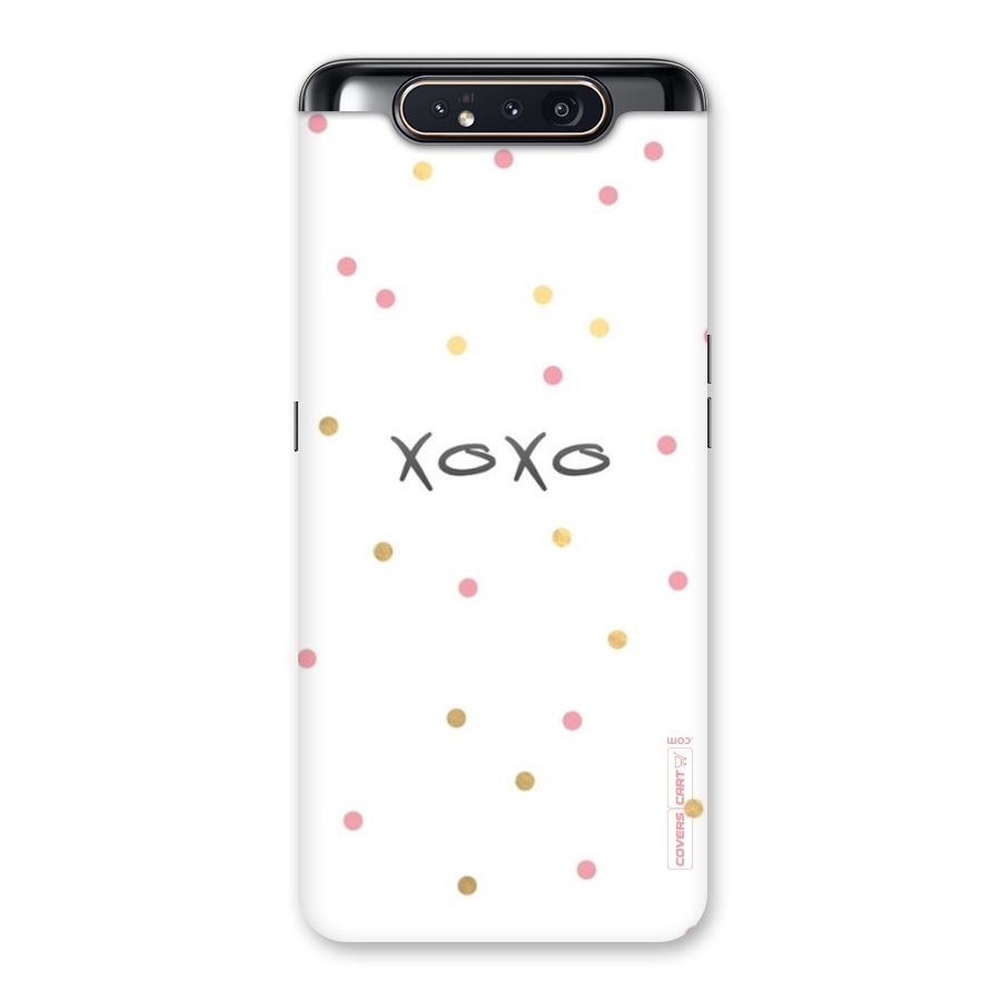 Polka Hugs Back Case for Galaxy A80