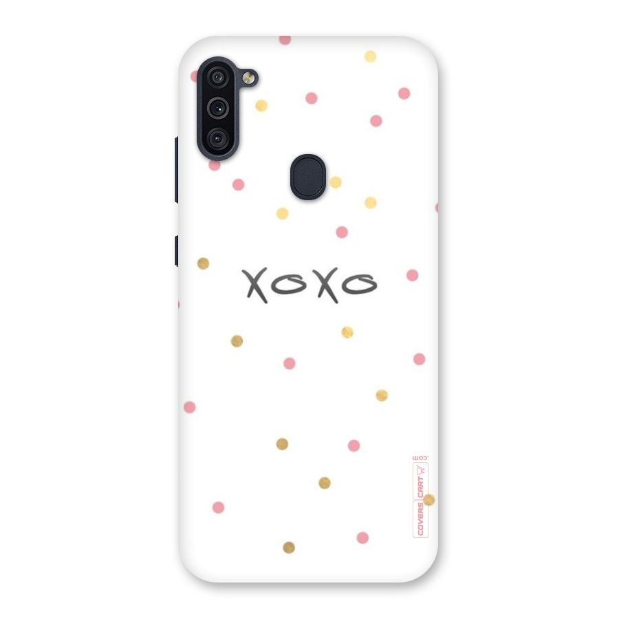 Polka Hugs Back Case for Galaxy M11